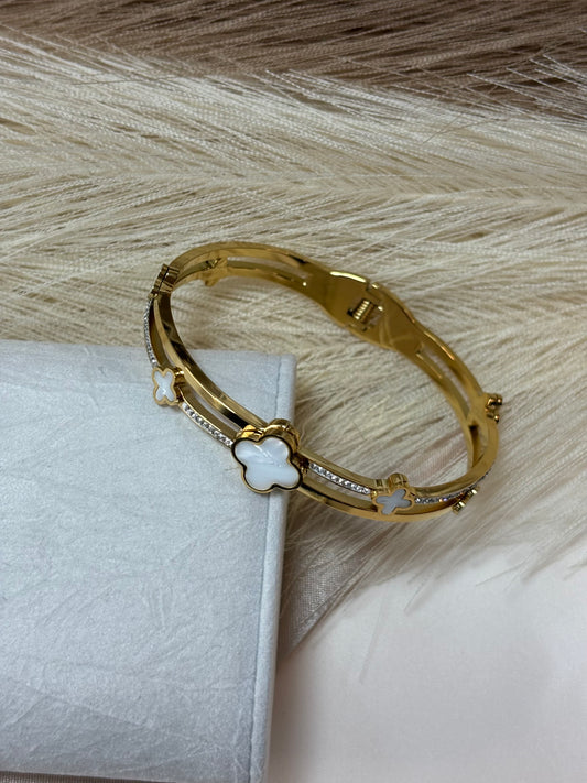 Sparkly White Accent Bracelet