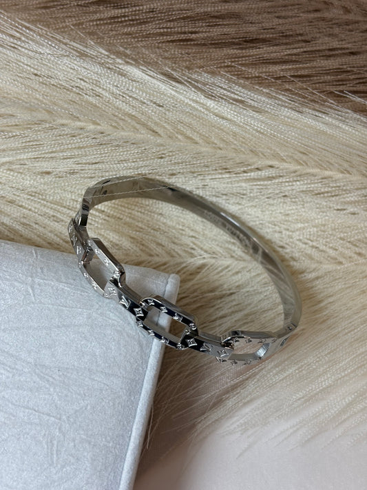 Intertwined Silver Bracelet