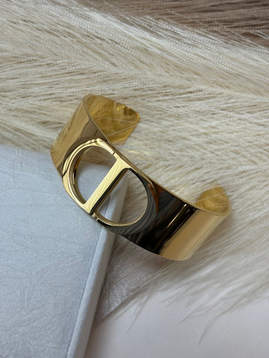 Solid Gold CD Bracelet